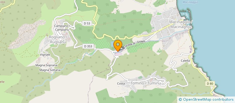 localisation de l'entreprise SOCIETE ROGLIANAISE D'EXPLOITATION ET DE CONSTRUCTION à ROGLIANO