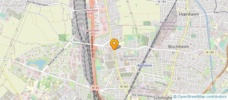 localisation de l'entreprise SOCIETE ROINET  BISCHHEIM