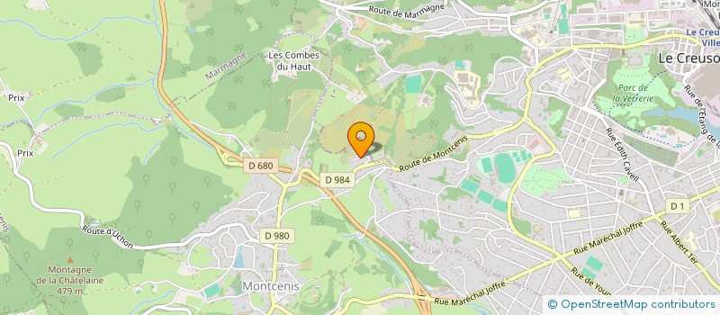 localisation de l'entreprise SOCIETE ROMAGON  MONTCENIS