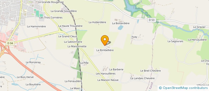 localisation de l'entreprise SOCIETE ROMAIN GABILLARD  MARTIGNE-FERCHAUD