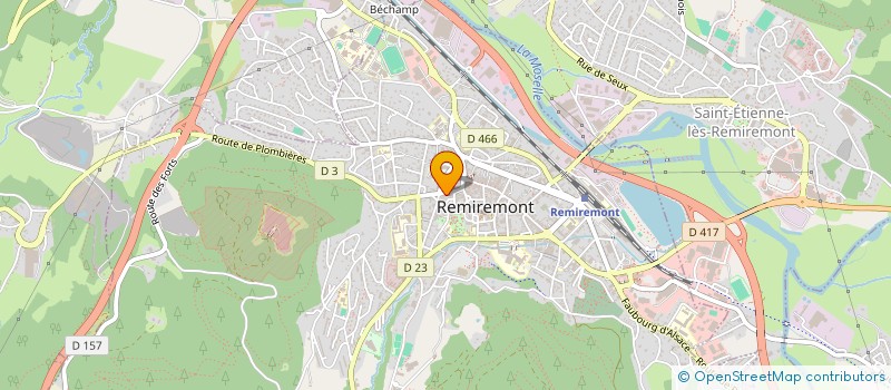 localisation de l'entreprise SOCIETE ROMARIMONTAINE DE NETTOYAGE à REMIREMONT