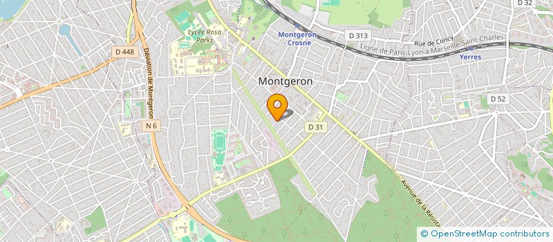 localisation de l'entreprise SOCIETE ROMY à MONTGERON