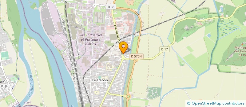 localisation de l'entreprise SOCIETE ROSSI FRERES à ARLES