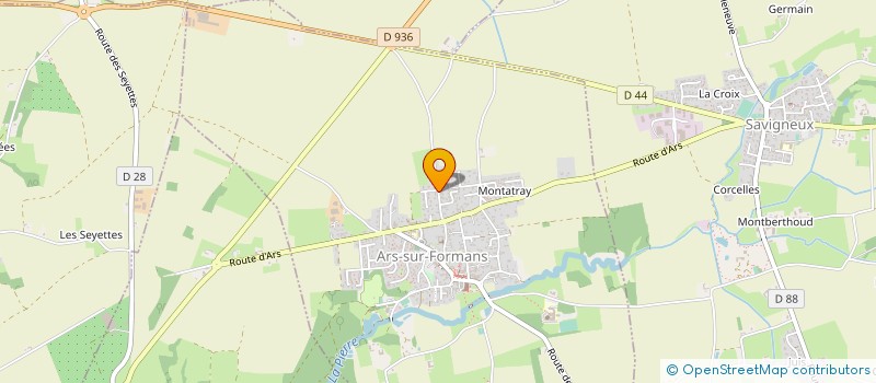 localisation de l'entreprise SOCIETE ROSTAING TAYARD  ARS-SUR-FORMANS