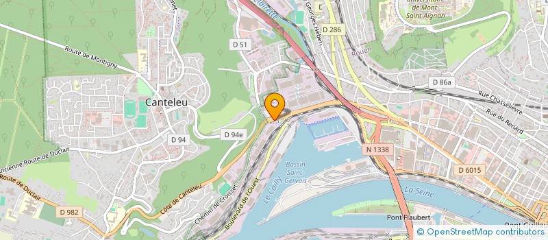 localisation de l'entreprise SOCIETE ROUENNAISE D'INSERTION PAR LE TRANSPORT  ROUEN