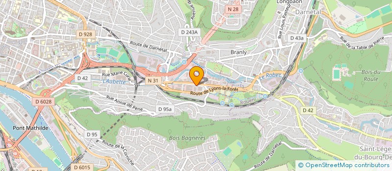 localisation de l'entreprise SOCIETE ROUENNAISE DE FERMETURE à ROUEN