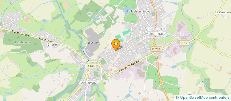 localisation de l'entreprise SOCIETE ROULLIER à MAUGES-SUR-LOIRE