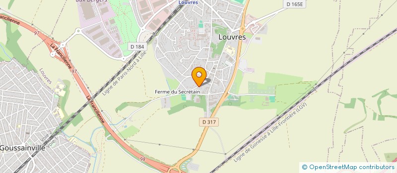 localisation de l'entreprise SOCIETE ROUTIERE CHIMIQUE  LOUVRES