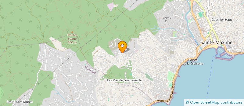 localisation de l'entreprise SOCIETE ROUTIERE DU GOLFE à SAINTE MAXIME