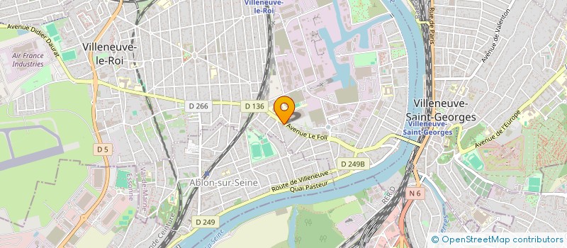localisation de l'entreprise SOCIETE RS  VILLENEUVE-LE-ROI