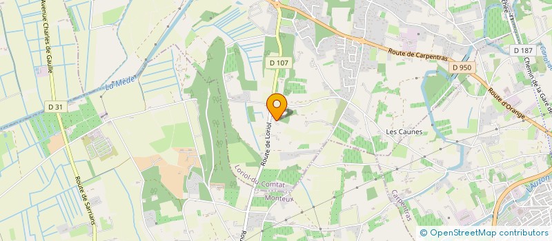 localisation de l'entreprise SOCIETE RUBINO CONSTRUCTION  LORIOL-DU-COMTAT