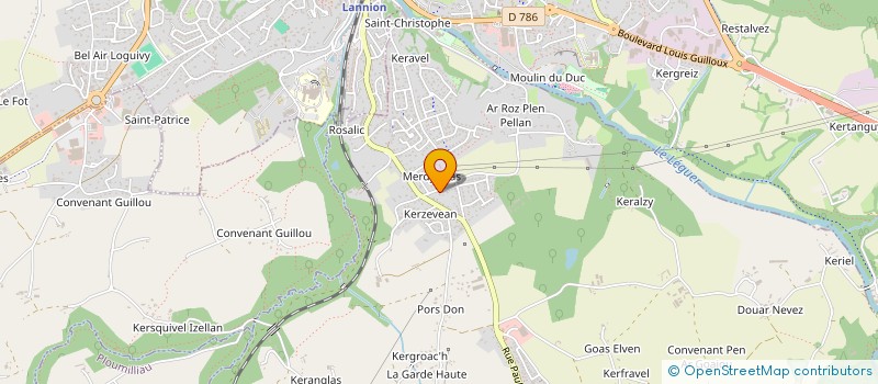 localisation de l'entreprise SOCIETE RUVOEN à PLOUBEZRE