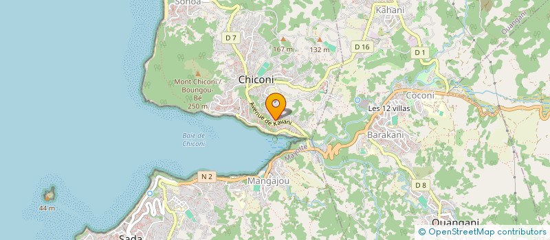 localisation de l'entreprise SOCIETE RZA à CHICONI