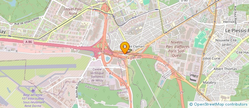 localisation de l'entreprise SOCIETE S.A.N. à CLAMART