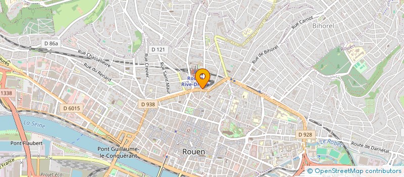 localisation de l'entreprise SOCIETE S - H à ROUEN
