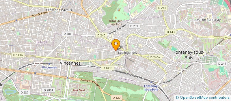 localisation de l'entreprise SOCIETE S K à VINCENNES