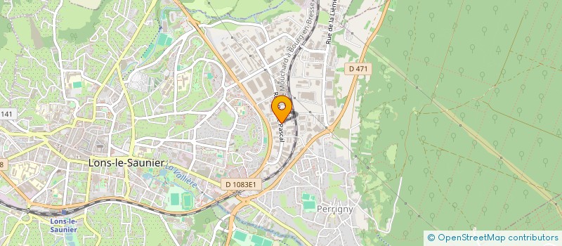 localisation de l'entreprise SOCIETE SAB à LONS-LE-SAUNIER