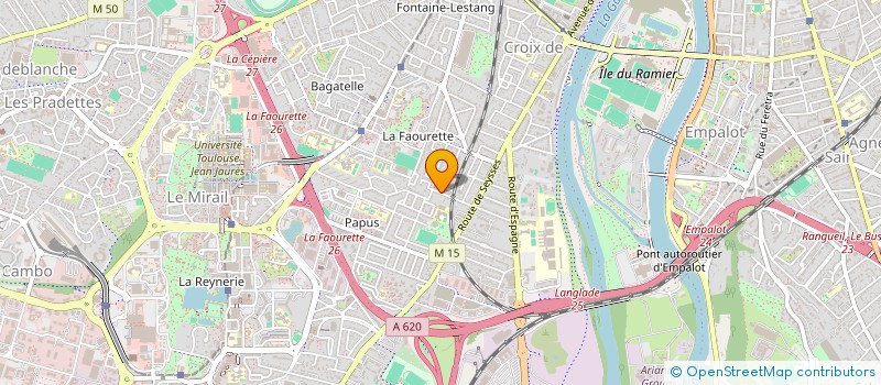 localisation de l'entreprise SOCIETE SACAZE  TOULOUSE