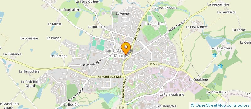 localisation de l'entreprise SOCIETE SAGORY à SEVREMOINE