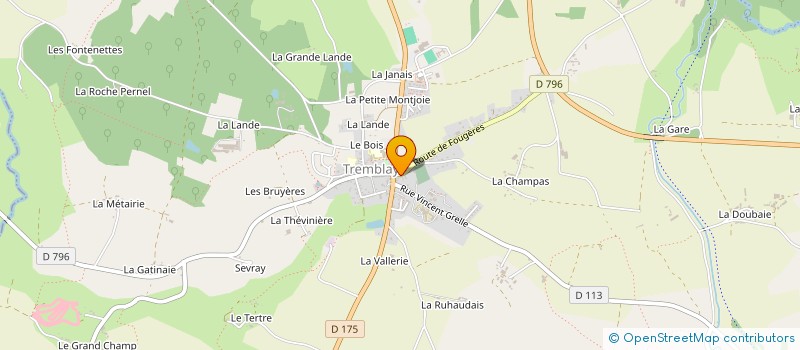 localisation de l'entreprise SOCIETE SAILLANT à VAL-COUESNON