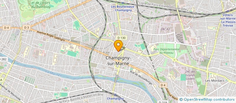 localisation de l'entreprise SOCIETE SAINT BERNARD  CHAMPIGNY-SUR-MARNE