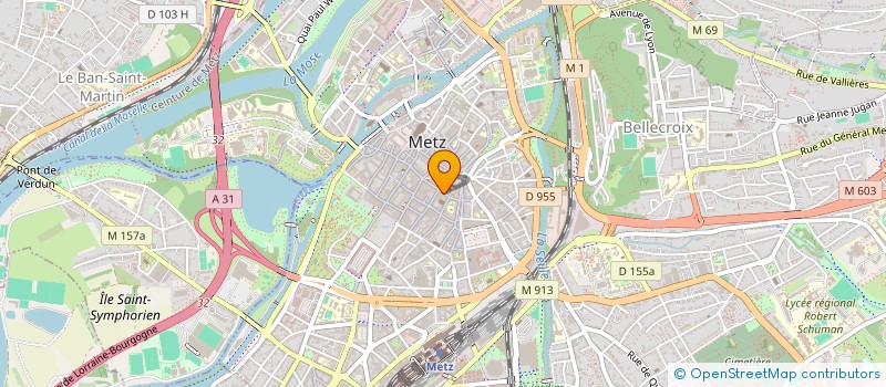 localisation de l'entreprise SOCIETE SAINT HONORE  METZ