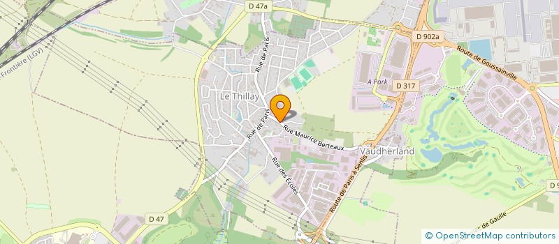 localisation de l'entreprise SOCIETE SAINT OUEN DISTRIBUTION MEUBLES  LE THILLAY