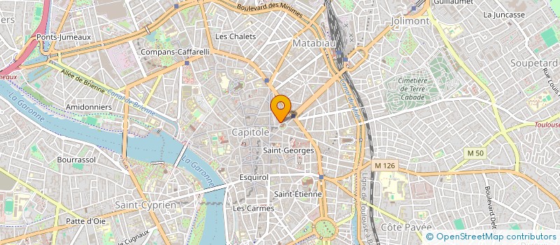 localisation de l'entreprise SOCIETE SAINT PIERRE à TOULOUSE