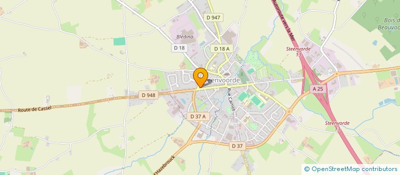 localisation de l'entreprise SOCIETE SAINT SEBASTIEN  STEENVOORDE