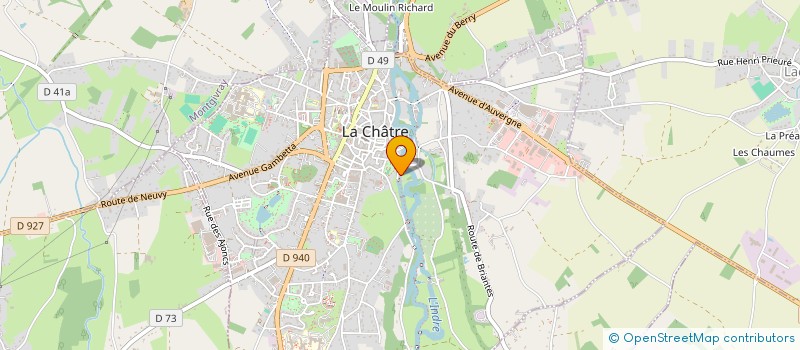 localisation de l'entreprise SOCIETE SAINT VINCENT à LA CHATRE