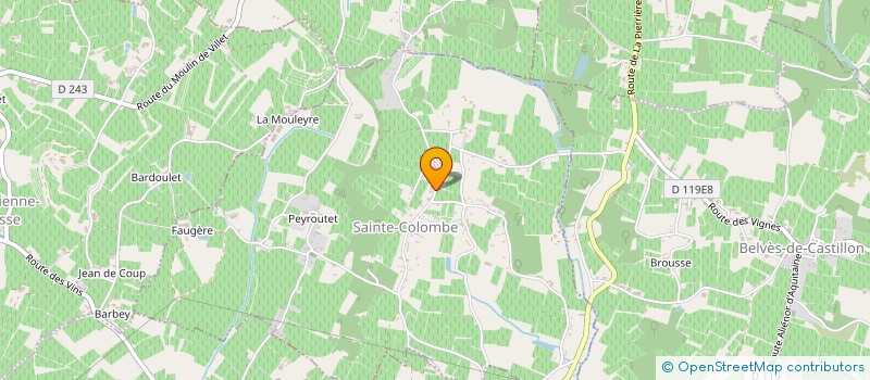 localisation de l'entreprise SOCIETE SAINT-VINCENT IMPORT/EXPORT  SAINTE-COLOMBE