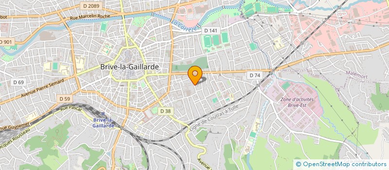 localisation de l'entreprise SOCIETE SALAMANDRE à BRIVE-LA-GAILLARDE