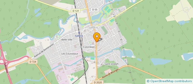 localisation de l'entreprise SOCIETE SALBRISIENNE DE RESTAURATION  SALBRIS