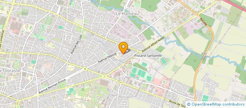 localisation de l'entreprise SOCIETE SALIGUE à PAU