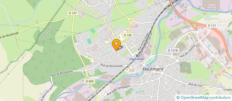 localisation de l'entreprise SOCIETE SAMBRE CARRELAGE à HAUTMONT