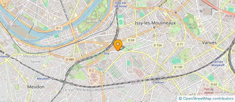 localisation de l'entreprise SOCIETE SAMELINE à ISSY-LES-MOULINEAUX