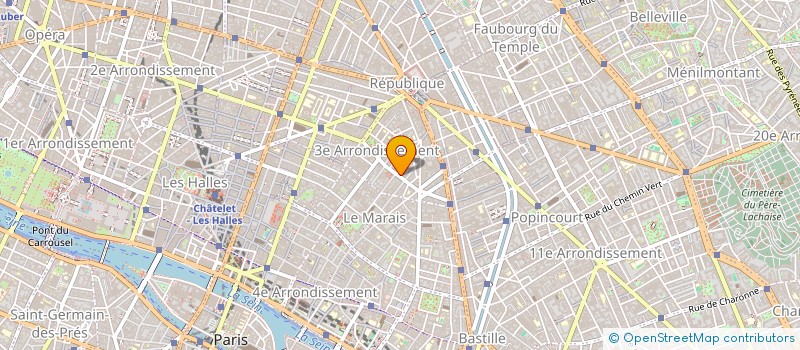 localisation de l'entreprise SOCIETE SANTA MARIA  PARIS