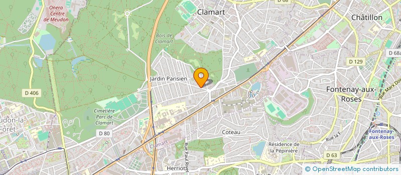 localisation de l'entreprise SOCIETE SARACINO à CLAMART