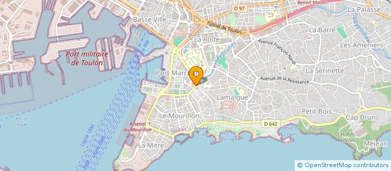 localisation de l'entreprise SOCIETE SARL FAVERJON à TOULON