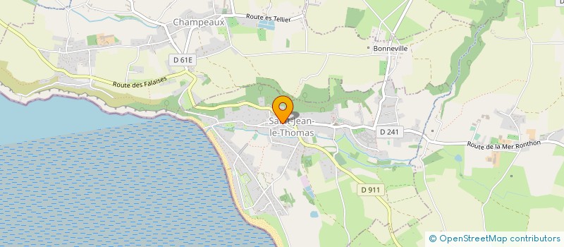 localisation de l'entreprise SOCIETE SARL GAUTIER  SAINT-JEAN-LE-THOMAS