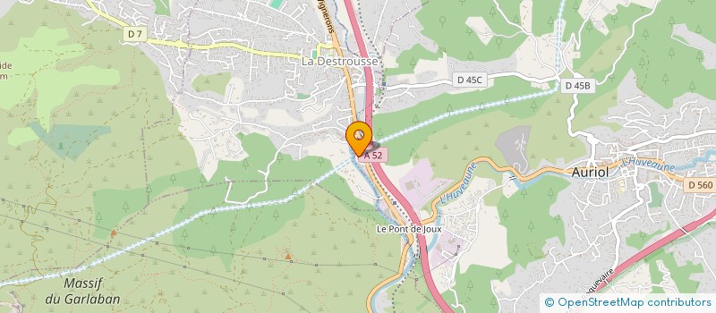 localisation de l'entreprise SOCIETE SARLIN  AURIOL
