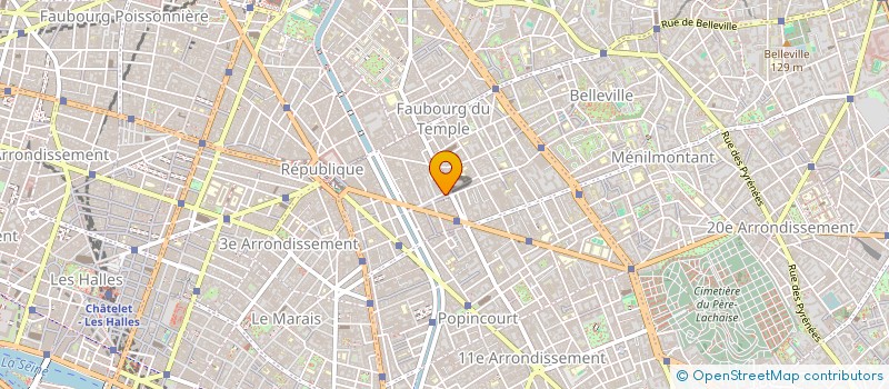 localisation de l'entreprise SOCIETE SAT  PARIS