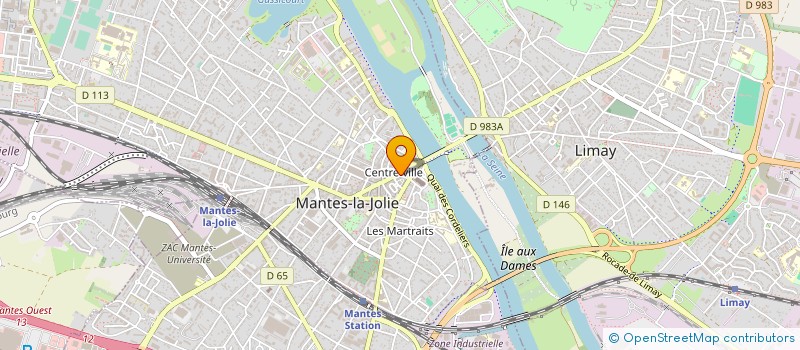 localisation de l'entreprise SOCIETE SATISFO INTERIM à MANTES-LA-JOLIE