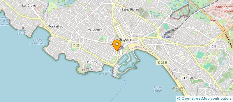 localisation de l'entreprise SOCIETE SAUVAGE à ROYAN