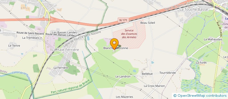 localisation de l'entreprise SOCIETE SAVENAYSIENNE DE COMMERCE DE BESTIAUX GARCION-GUICHARD à LA CHAPELLE LAUNAY