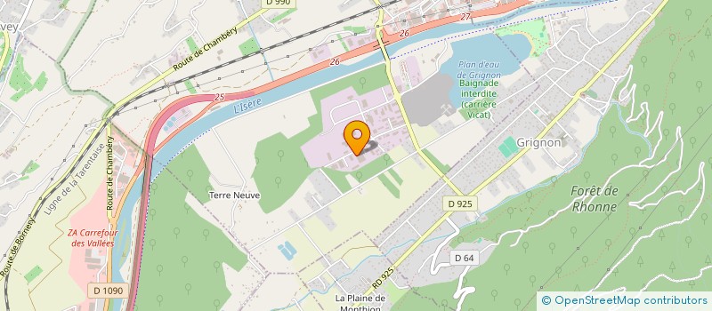 localisation de l'entreprise SOCIETE SAVOISIENNE D'ETUDES ET DE PARTICIPATIONS  GILLY-SUR-ISERE