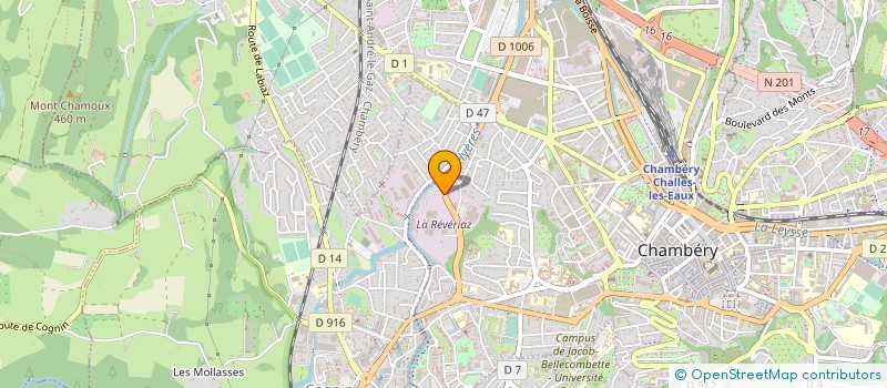 localisation de l'entreprise SOCIETE SAVOISIENNE DES CIMENTS CHIRON à CHAMBERY