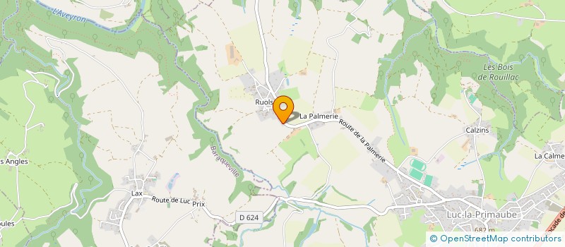 localisation de l'entreprise SOCIETE SAVY  LUC-LA-PRIMAUBE