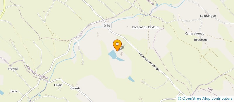 localisation de l'entreprise SOCIETE SAVY à LABESSIERE-CANDEIL