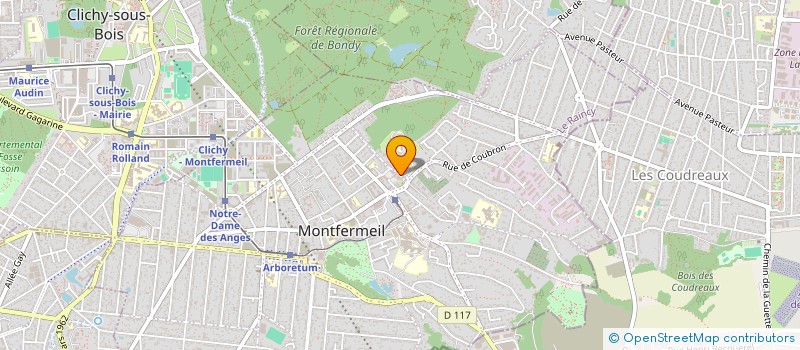 localisation de l'entreprise SOCIETE SBT à MONTFERMEIL